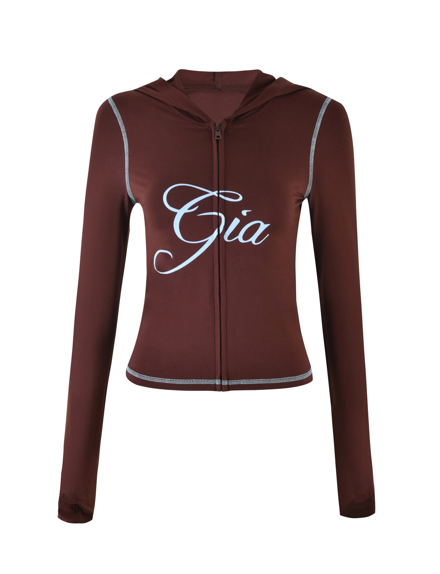 BLARE HOODIE - BROWN - Image 5