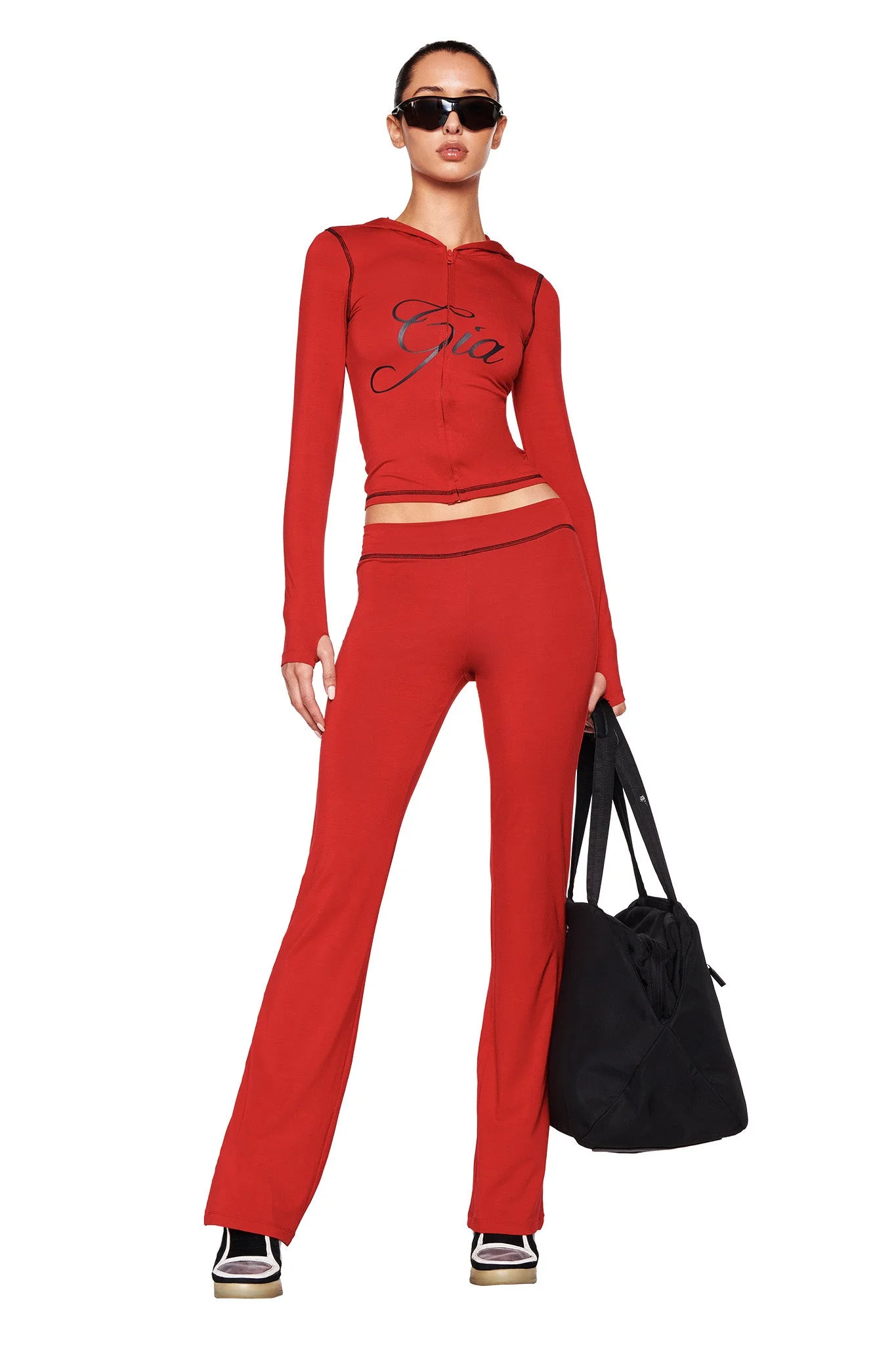 BLARE HOODIE - RED - Image 4