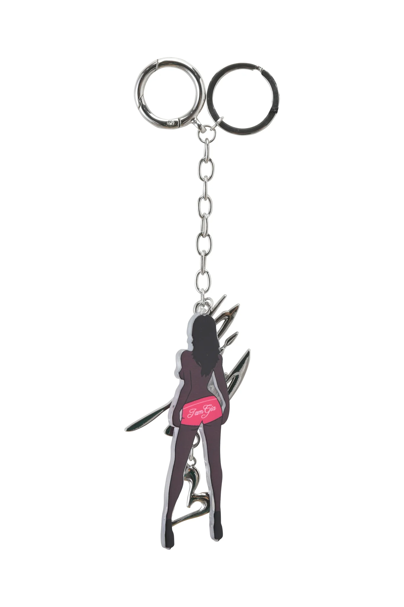 BLARE KEYCHAIN - BRUNETTE