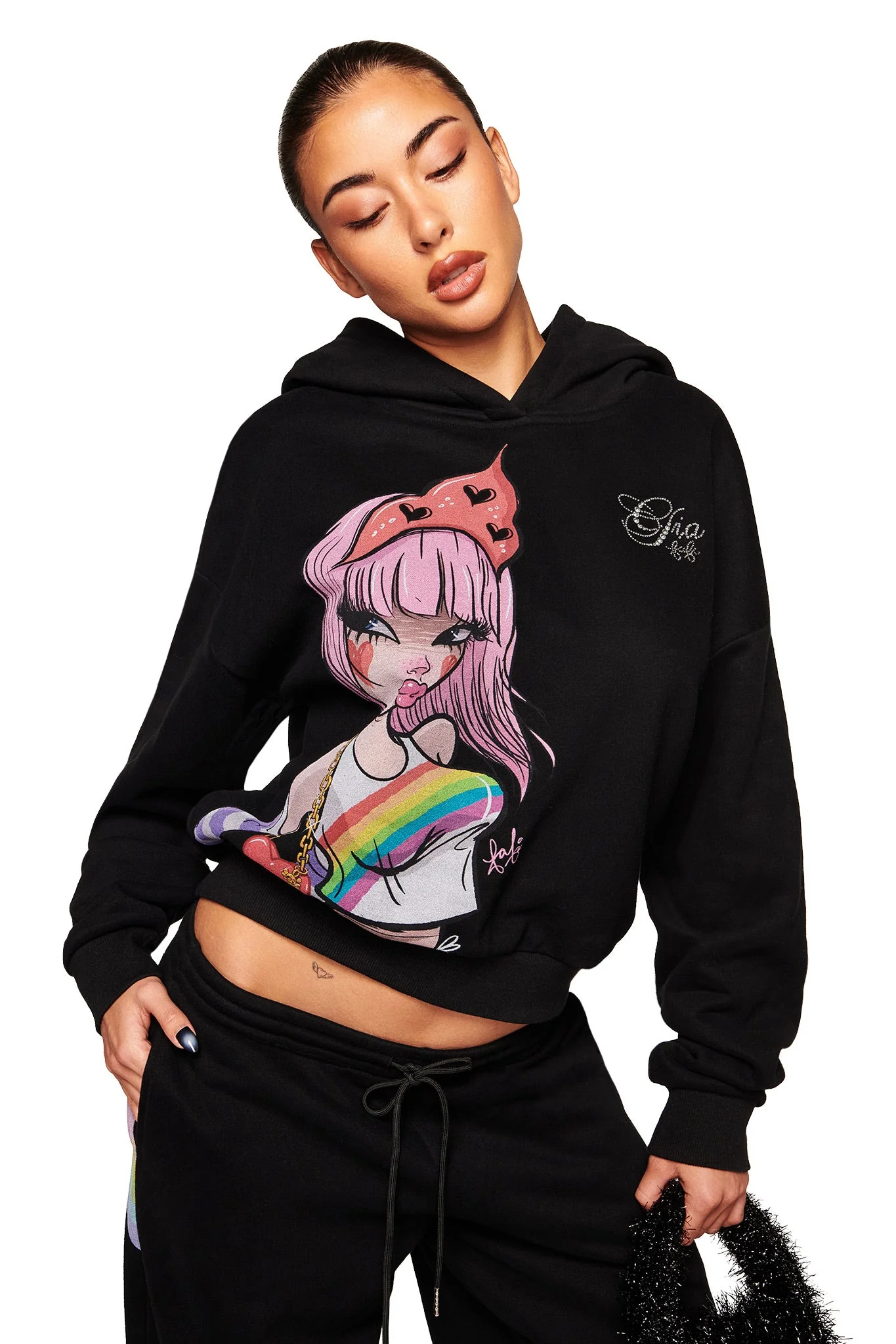 FAFI HOODIE - BLACK