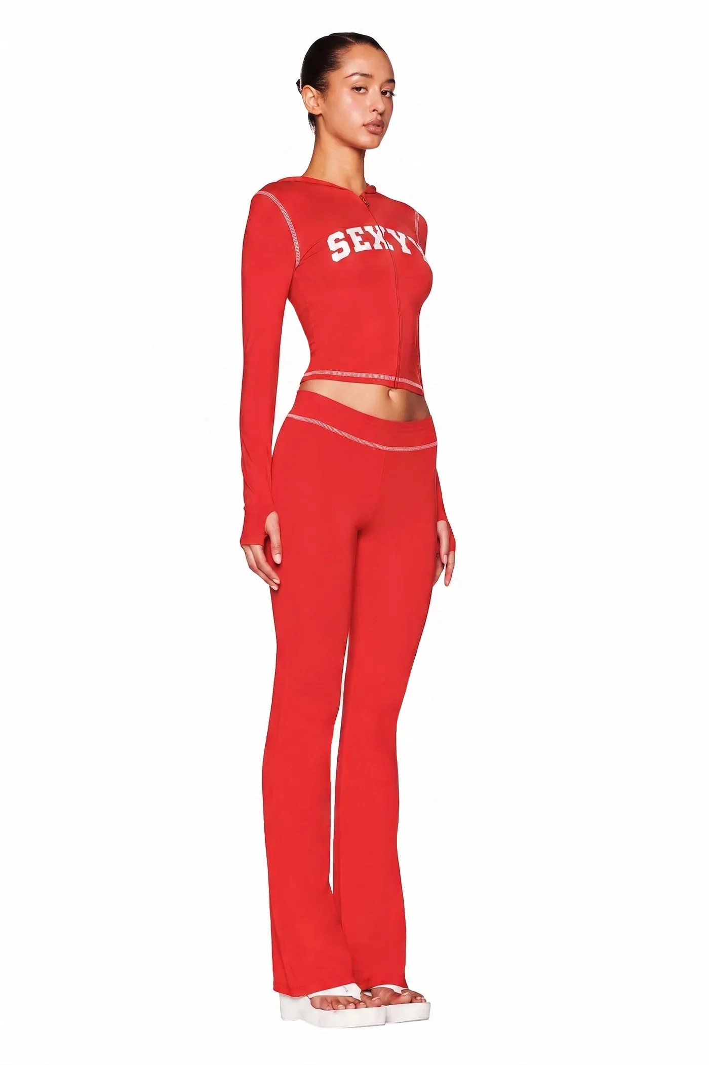 I.AM.GIA X SEXYY RED BLARE HOODIE - RED - Image 2
