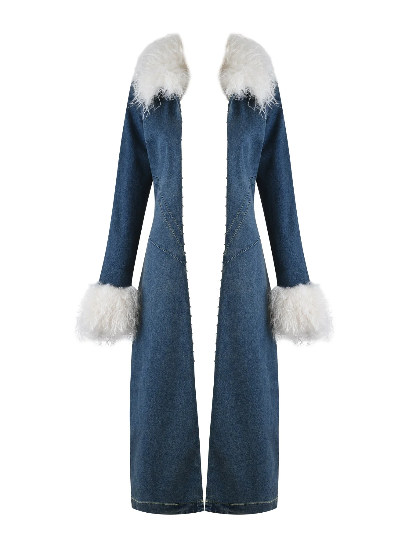SYLVIE COAT - BLUE : BLUE DENIM - Image 11